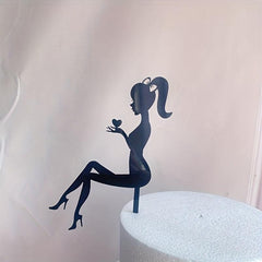 High Heels Happy Birthday Acrylic Cake Topper Wedding Cake Decorations