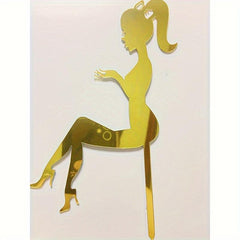 High Heels Happy Birthday Acrylic Cake Topper Wedding Cake Decorations