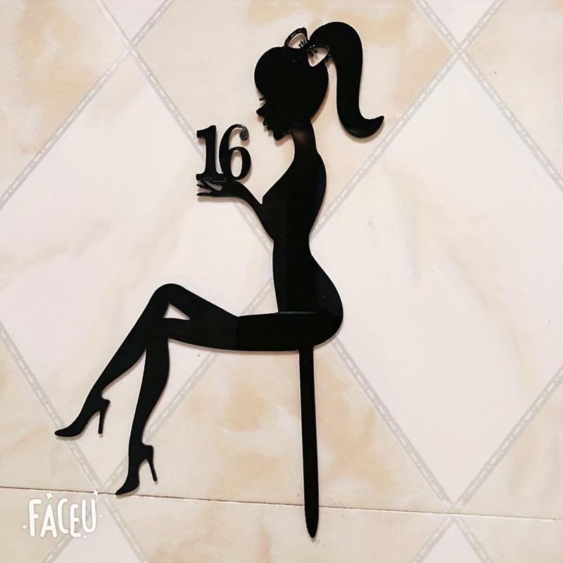 High Heels Happy Birthday Acrylic Cake Topper Wedding Cake Decorations