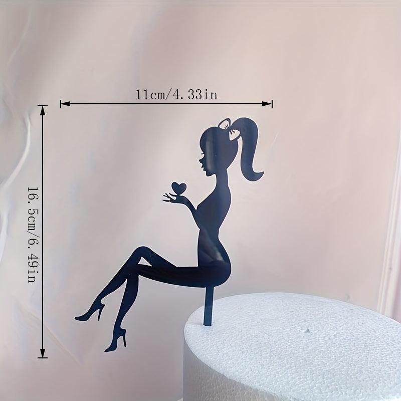 High Heels Happy Birthday Acrylic Cake Topper Wedding Cake Decorations