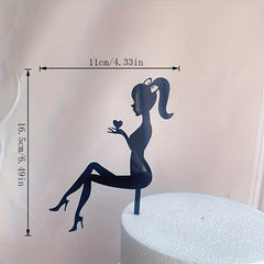 High Heels Happy Birthday Acrylic Cake Topper Wedding Cake Decorations
