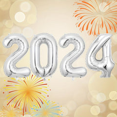 4pcs 40 81 Number Foil Balloons Christmas Year Party Decorations Navidad