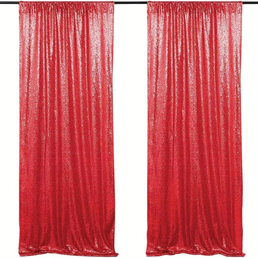 2pcs Sequin Backdrop Cloth Wedding Decoration