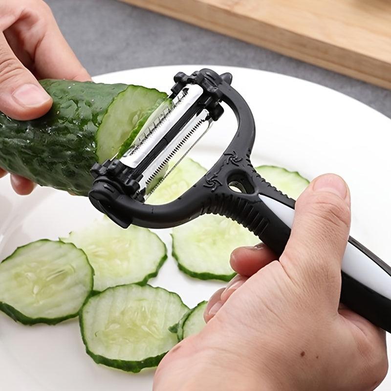 3 In 1 Rotary Fruit Vegetable Potato Peeler Slicer