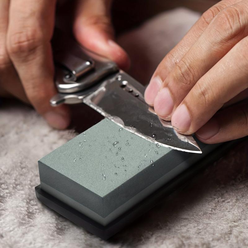 1pc 2 Side 400 1000 Whetstone Kitchen Sharpener Stone Wet Stones