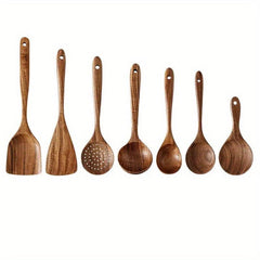 Wooden Utensil Set 11pcs For Cooking Safety Non Stick Utensils Set