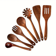 Wooden Utensil Set 11pcs For Cooking Safety Non Stick Utensils Set