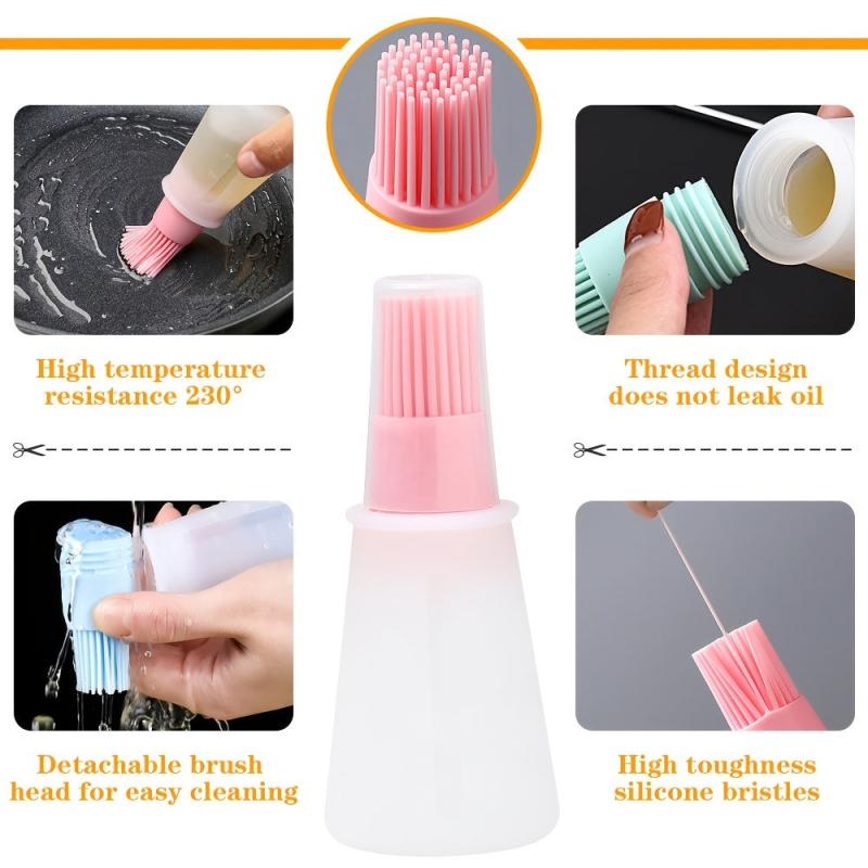 3pcs Silicone Pastry Basting Brush for Kitchen Cooking