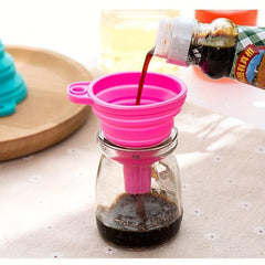 Collapsible Mini Funnel for Water Liquid and Portable Wine Funnel