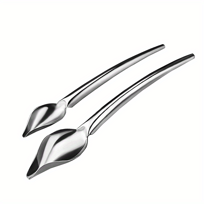 2pcs Stainless Steel Drizzle Spoon Decorating Spoons Reusable Pencil Spoon