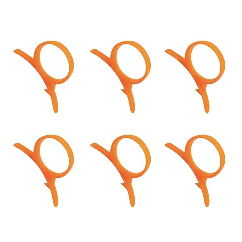 6-Piece Orange Peeler Set Kitchen Gadget for Peeling Fruits & Veggies