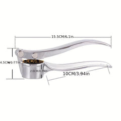 Stainless Steel Garlic Press Kitchen Garlic Chopper