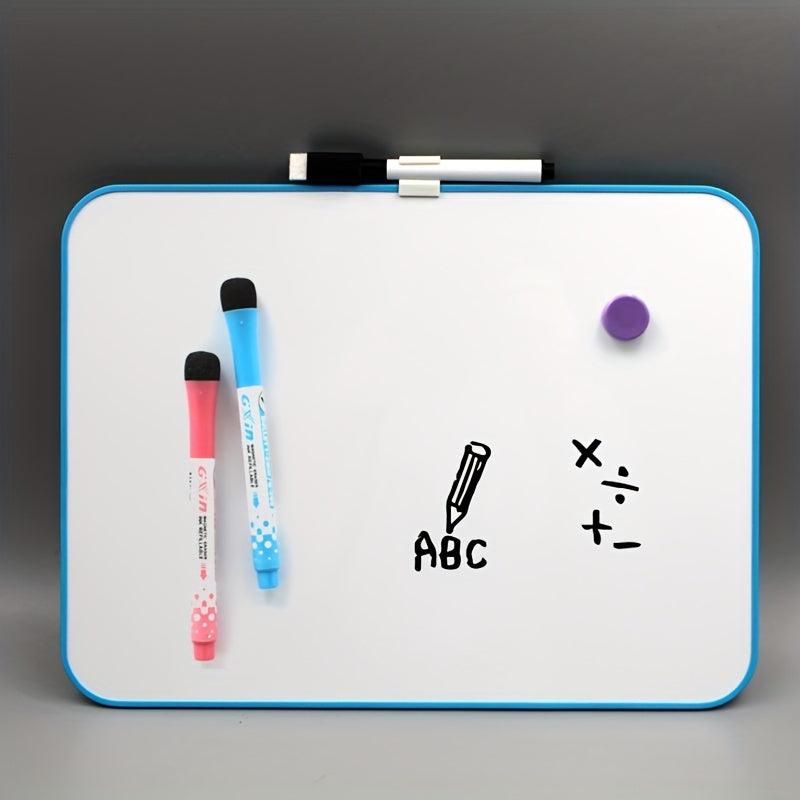 A4 Double-Sided Magnetic Whiteboard for Writing and Drawing