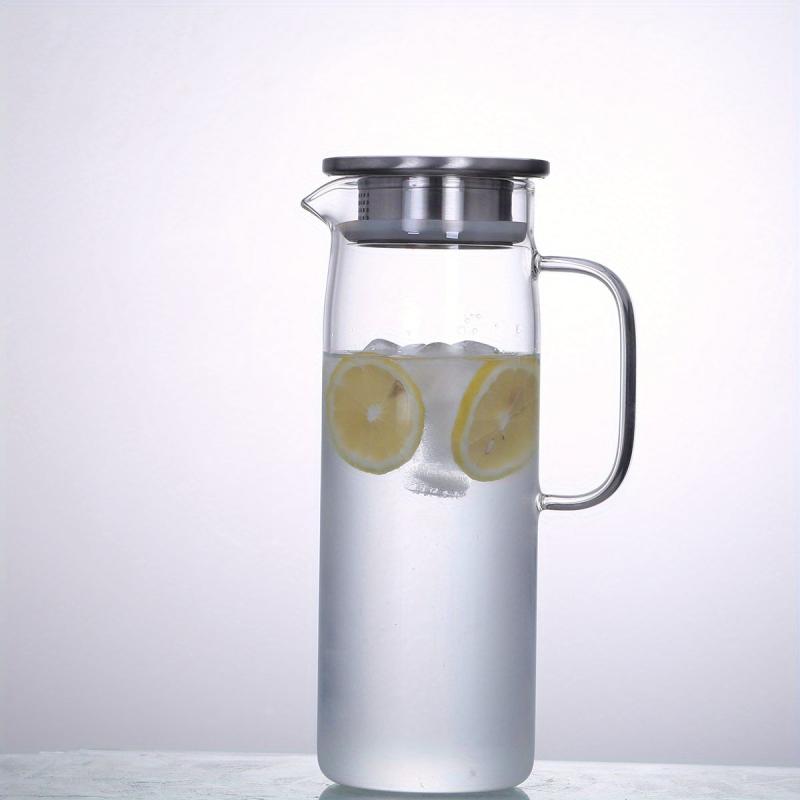 Heavy Duty Clear Water Pitcher 40 6oz Borosilicate Glass Drink Carafe