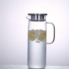 Heavy Duty Clear Water Pitcher 40 6oz Borosilicate Glass Drink Carafe