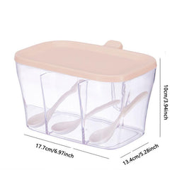 1pc Moisture Proof Seasoning Box for Kitchen and Hotel Use