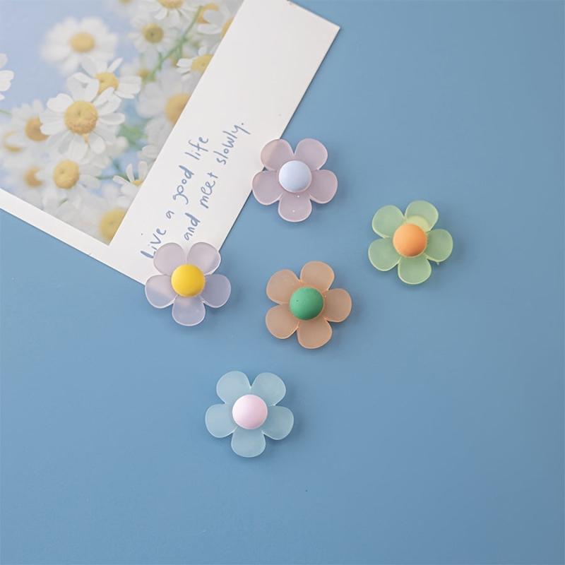 10Pcs Flower Fridge Magnets Rose Sunflower Lily Whiteboard Magnets