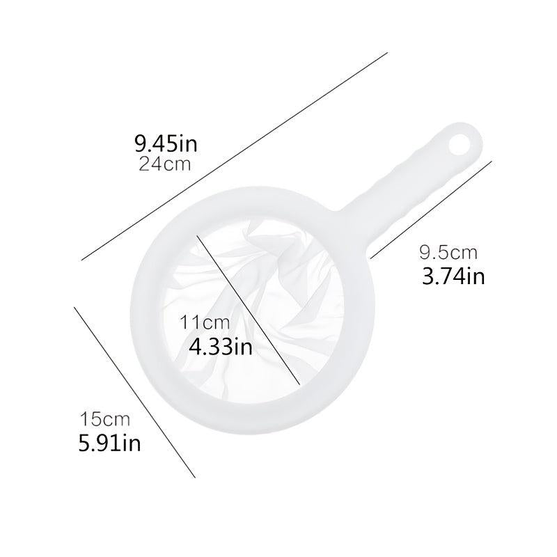 1pc Mesh Strainers Plastic Strainer Multifunctional Strainer With Handle