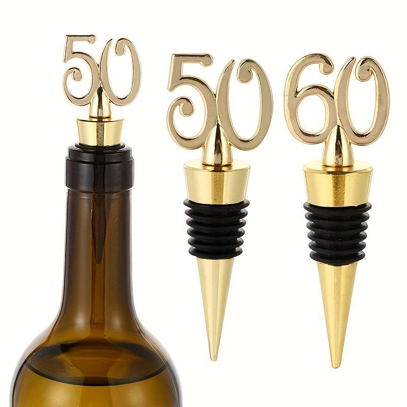 Number Wine Stopper Metal Bottle Stopper 70 Wine Saver Reusable