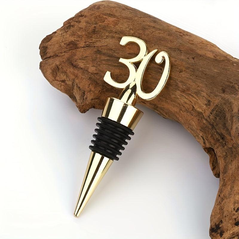 Number Wine Stopper Metal Bottle Stopper 70 Wine Saver Reusable