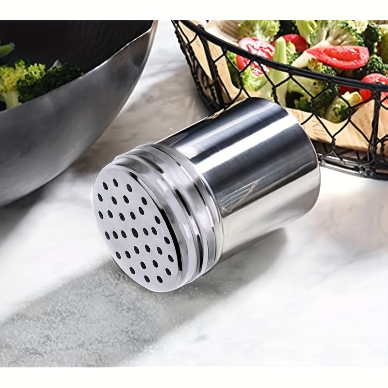 2pcs Stainless Steel Dredge Shaker for Foodservice