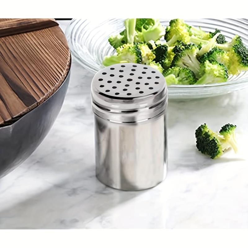2pcs Stainless Steel Dredge Shaker for Foodservice