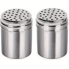 2pcs Stainless Steel Dredge Shaker for Foodservice