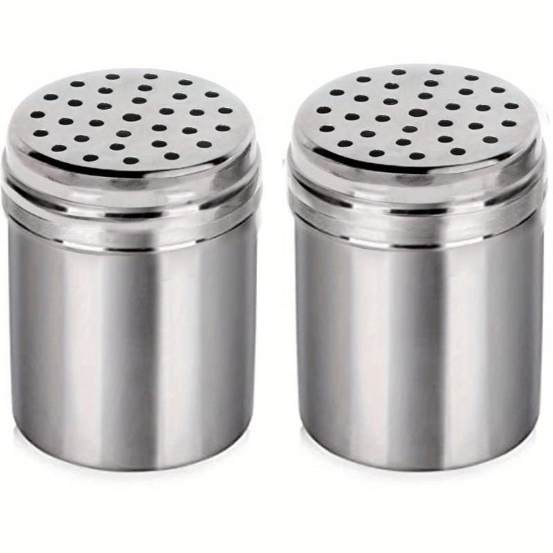 2pcs Stainless Steel Dredge Shaker for Foodservice