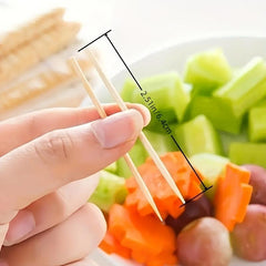 200pcs Bamboo Toothpicks for Home and Hotel Use