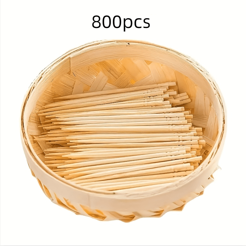 200pcs Bamboo Toothpicks for Home and Hotel Use