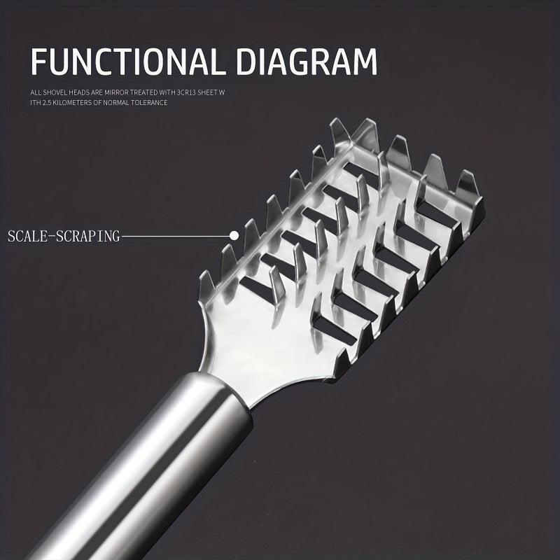 Kitchen Fish Scale Planer Stainless Steel Fish Scale Remover Tool