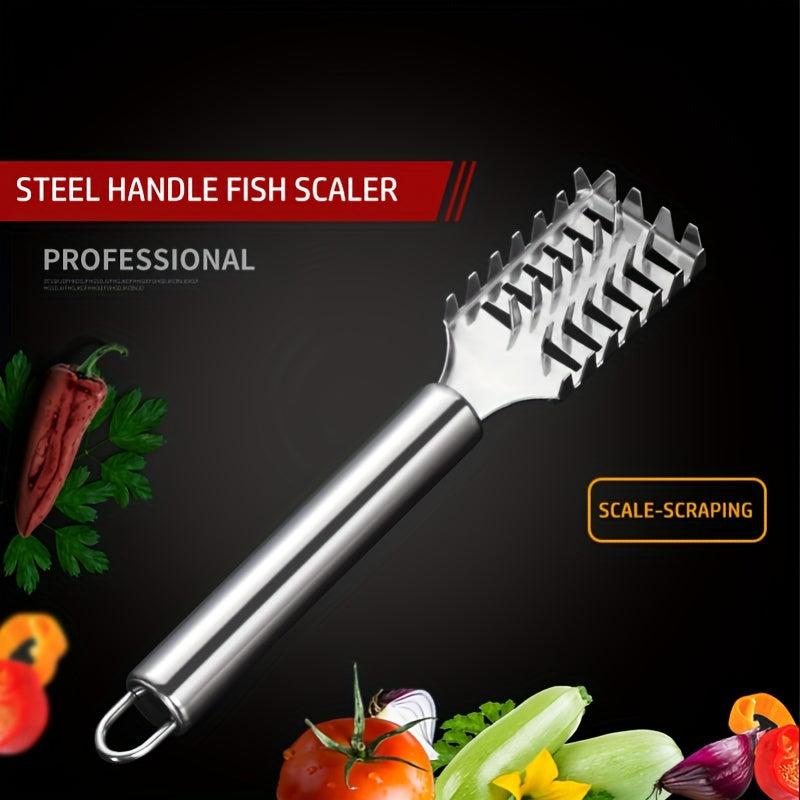 Kitchen Fish Scale Planer Stainless Steel Fish Scale Remover Tool