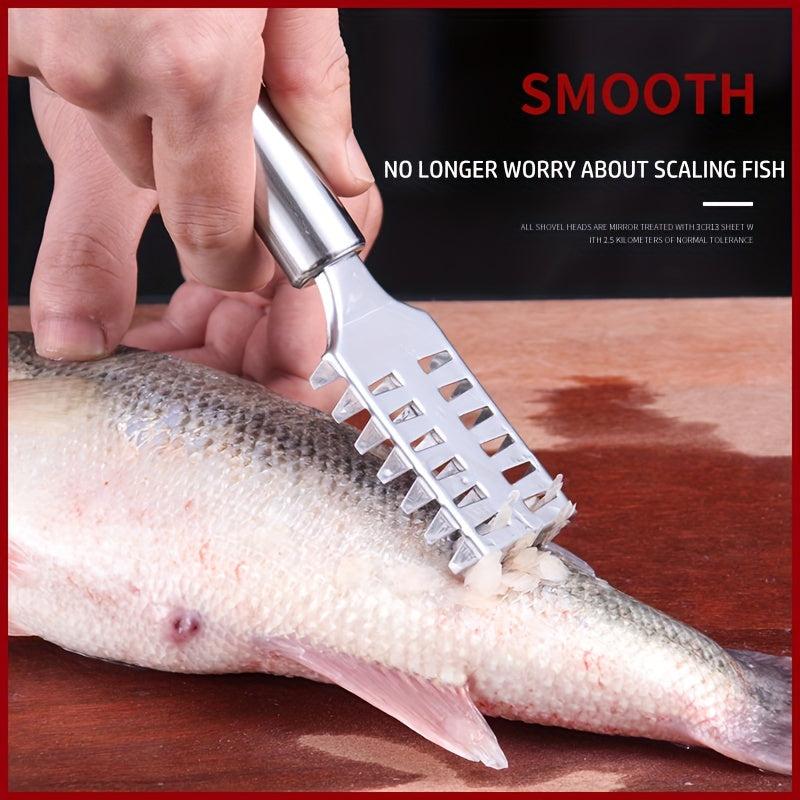 Kitchen Fish Scale Planer Stainless Steel Fish Scale Remover Tool
