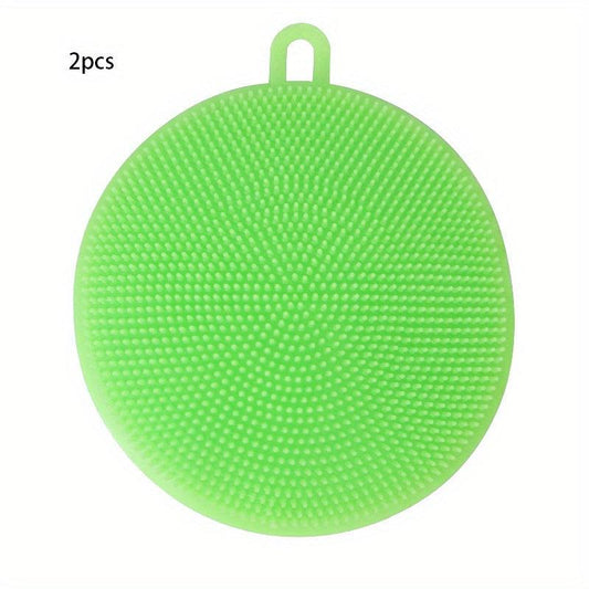 4pcs Kitchen Brush Reusable Vegetable Scrubber Multifunctional Sink Brush