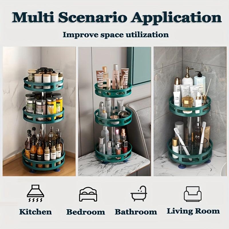 1pc Spice Spinner Spice Rack Organizer Tiered Spice Organizer