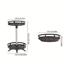 1pc Spice Spinner Spice Rack Organizer Tiered Spice Organizer