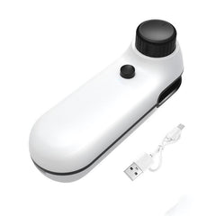 Portable Hand Pressure Sealer USB Rechargeable Double Use Sealing Opening