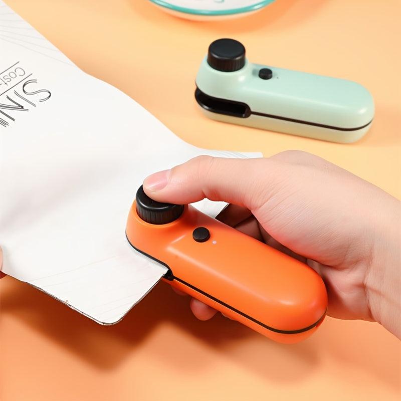 Portable Hand Pressure Sealer USB Rechargeable Double Use Sealing Opening