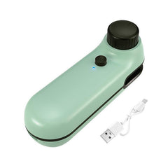 Portable Hand Pressure Sealer USB Rechargeable Double Use Sealing Opening