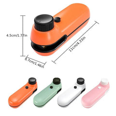 Portable Hand Pressure Sealer USB Rechargeable Double Use Sealing Opening