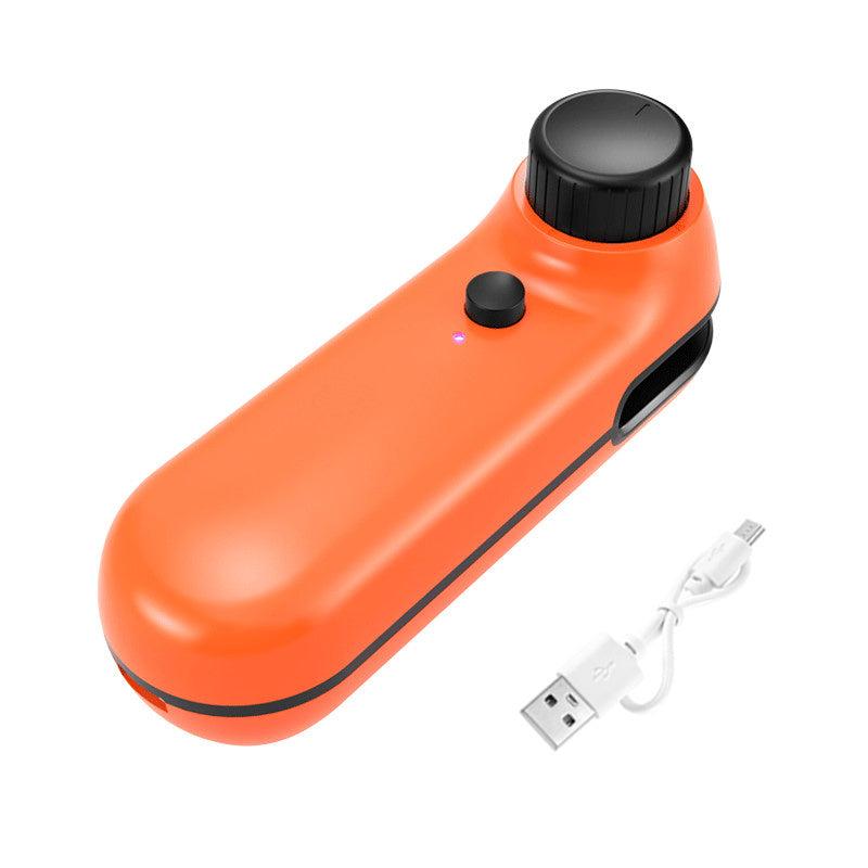 Portable Hand Pressure Sealer USB Rechargeable Double Use Sealing Opening
