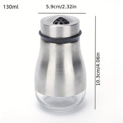 Spice Shaker Stainless Steel Seasoning Bottle