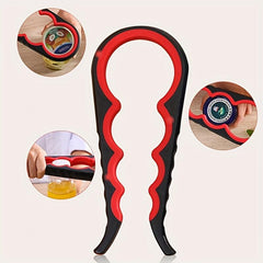 5in1 Bottle Jar Opener Anti Slip Lid Opener Tool