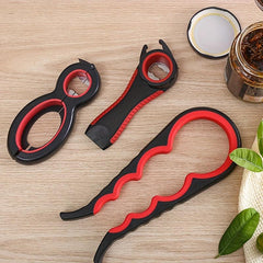 5in1 Bottle Jar Opener Anti Slip Lid Opener Tool