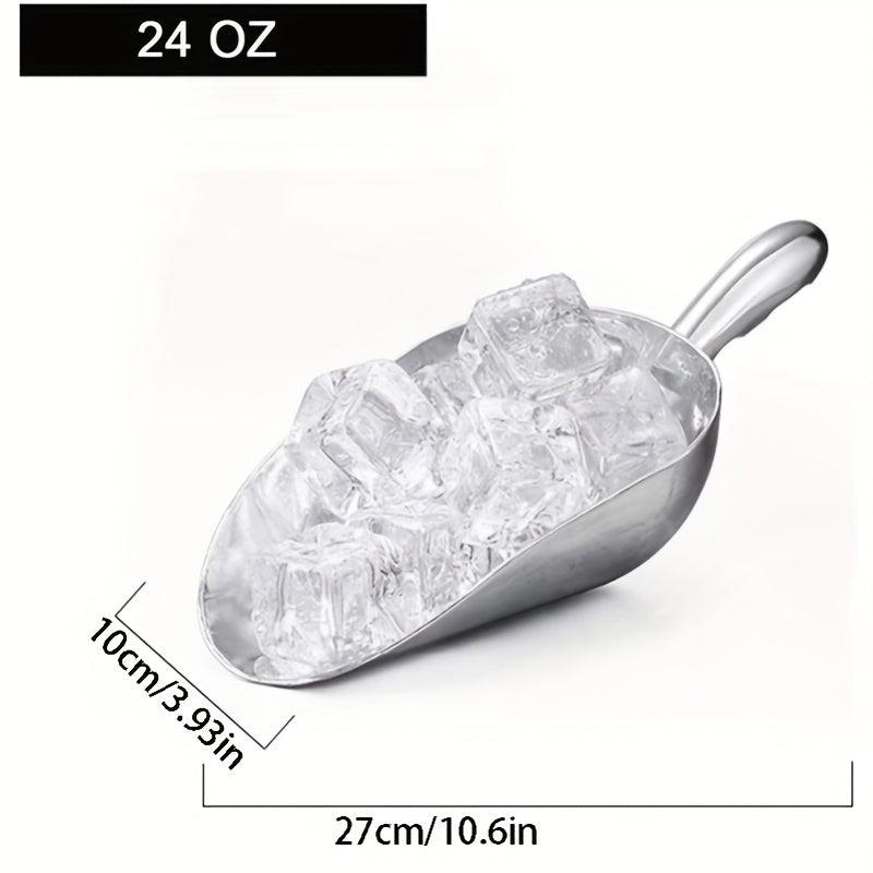 Aluminum Alloy Ice Scoop for Kitchen, Multi-Purpose Food Scooper