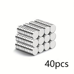 20-40pcs Small Neodymium Magnet Round 10mm x 2mm for Fridge Whiteboards Crafts