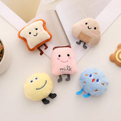 1pc Cartoon Plush Fridge Magnets Whiteboard Sticker Office Decor