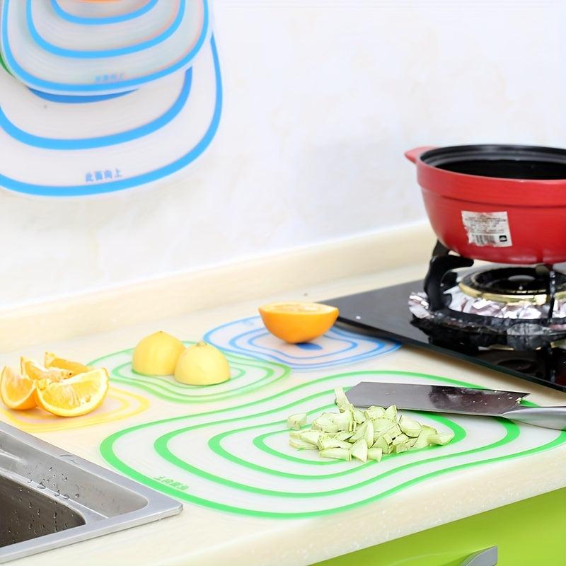 Flexible Plastic Chopping Board Kitchen Frosting Classification Board