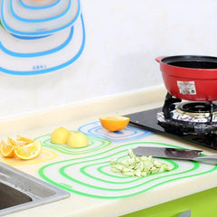 Flexible Plastic Chopping Board Kitchen Frosting Classification Board