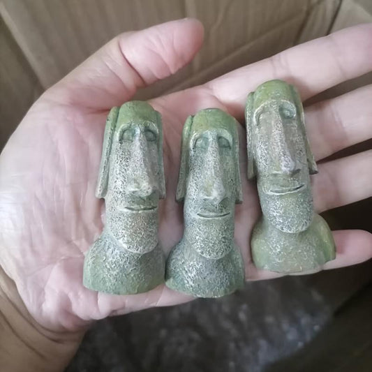 Hand Painted Magnetic Easter Island Moai Stone Statue Stickers